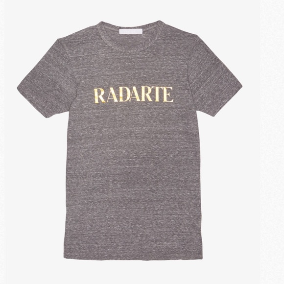 Rodarte Tops - RODARTE “Radarte” Foil Tee